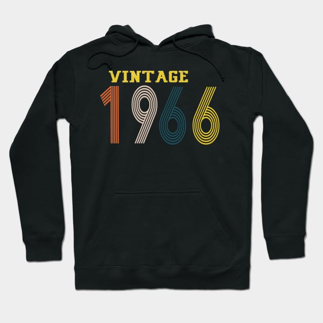 1966 vintage retro year Hoodie by Yoda